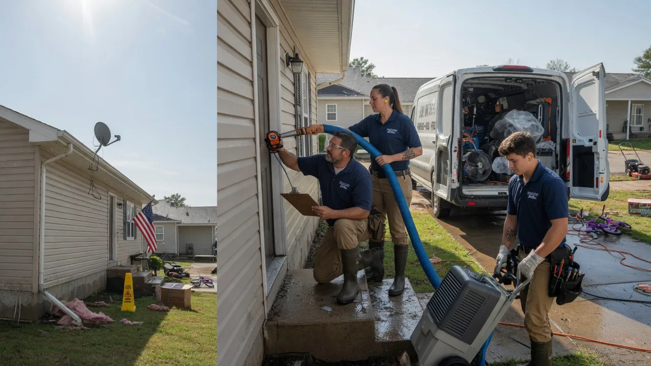 Ceiling Water Damage Restoration in Iuka, KS near me